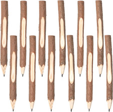 12 Pezzi Corteccia Matite