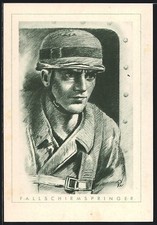 Artista-Ak Der Paracadutisti