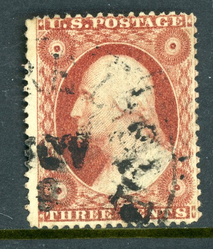 Usa 1857 washington rosso - usa,