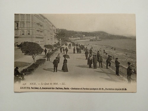 Cartolina francese nice - nice, non