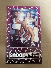 Cartolina - Snoopy’s Count Down Disco Ingresso Omaggio Donna Modena Riccione