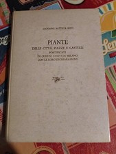 PIANTE delle città piazze e castelli - 1707 - Giovanni B. Sesti - reprint 1978