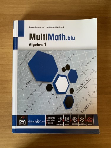 Libro multimath blu - multimath.blu, algebra