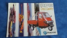 DEPLIANT PIAGGIO APE CROSS