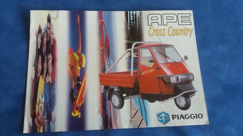 Depliant piaggio ape cross - ape,