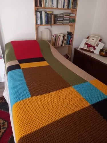 Plaid lana patchwork - lana,, molto