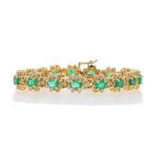 Oro Giallo Smeraldo e Diamante