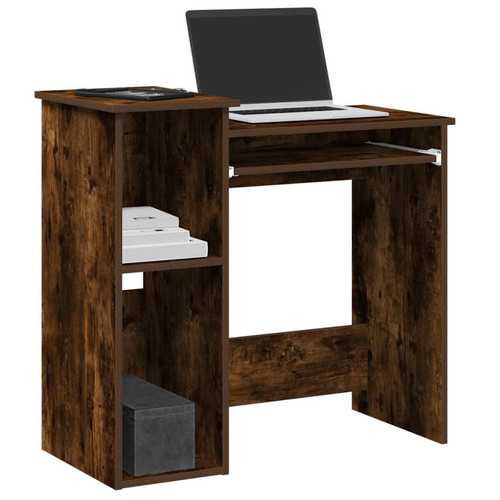 Scrivania con ripiani rovere - scrivania,