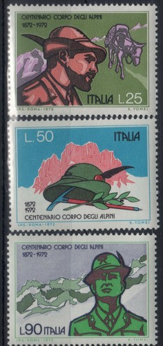1972 italia repubblica alpini - italia,