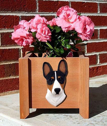 Basenji fioriera vaso fiori - da,
