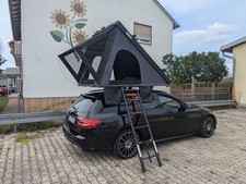 Tenda da tetto tenda da tetto auto alluminio custodia rigida nero/grigio LED, supporto