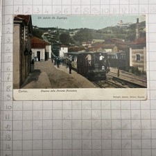 Cartolina Postale Un Saluto Da Superga Torino Stazione Ferrovia Funicolare