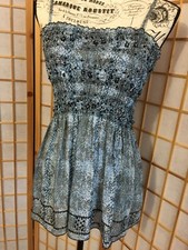 Top blusa maglia donna campana floreale scollatura asimmetrica monospalla nuova