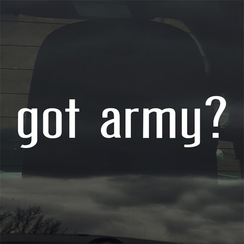 Got army adesivo vinile - got,
