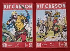KIT KARSON WESTERN 1 N° E 2- 1954 EDIZ. DARDO- COME NUOVI-