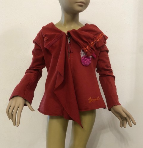 Desigual felpa bambina rosso - bambina,