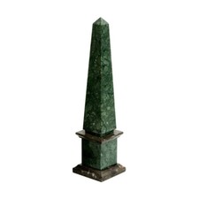 Obelisco classico marmo verde - obelisco,
