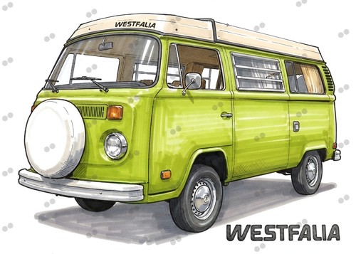 Volkswagen westfalia cuadro - volkswagen,