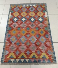 Kilim Afgano Tappeto 122x83 Cm