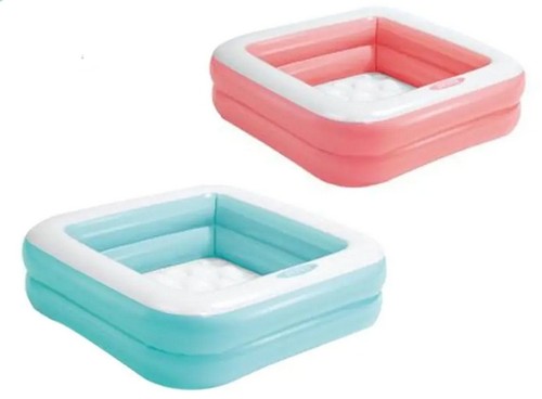 Piscina baby quadrata rosa - rosa, o