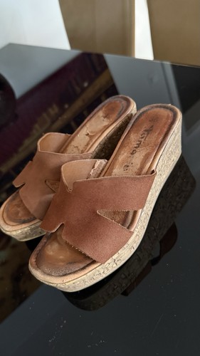 Tamaris kork latschen wedge - kork,