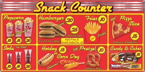 Snack bar concessioni - bar, cinema