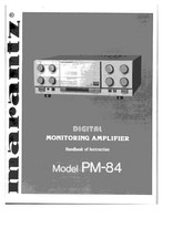 Marantz pm84 amplificatore - pm84,