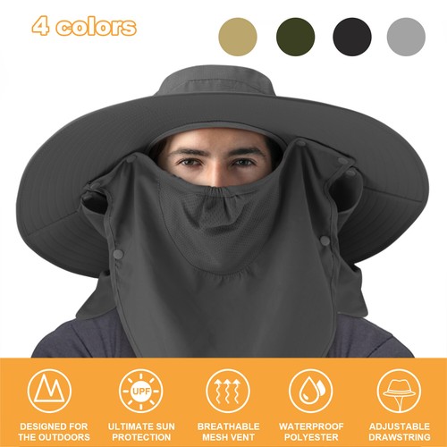 Cappello sole con patta - da,