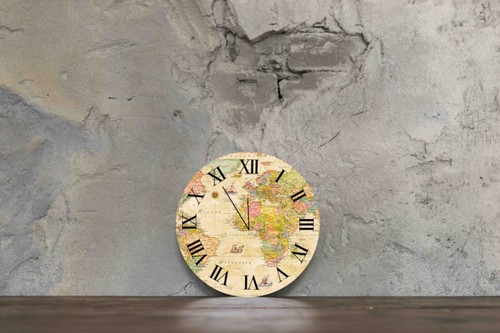 Orologio stampa planisfero - orologio,