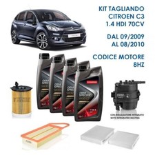 KIT TAGLIANDO PER CITROEN C3