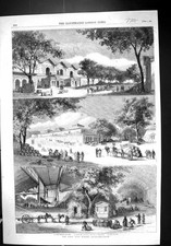 Vecchio 1860 Parigi Mercato