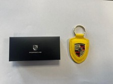 PORTACHIAVI IN PELLE GIALLO