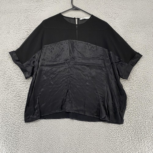 Top zara maglia raso donna - top,