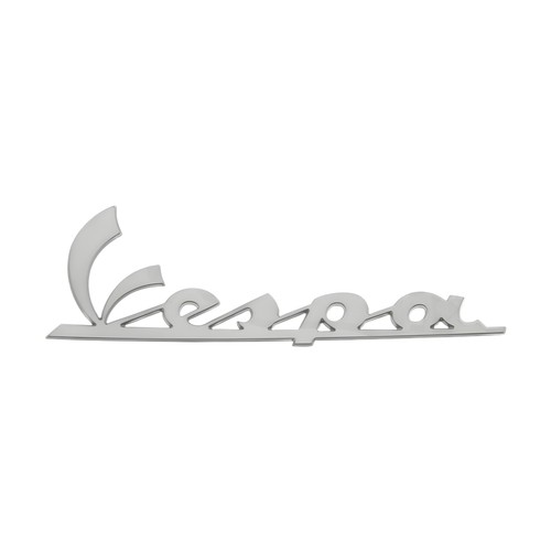 Scritta emblema vespa cromo - emblema, vespa,