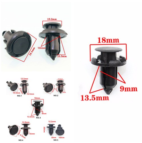 150pz set clip - 150pz/set, plastica