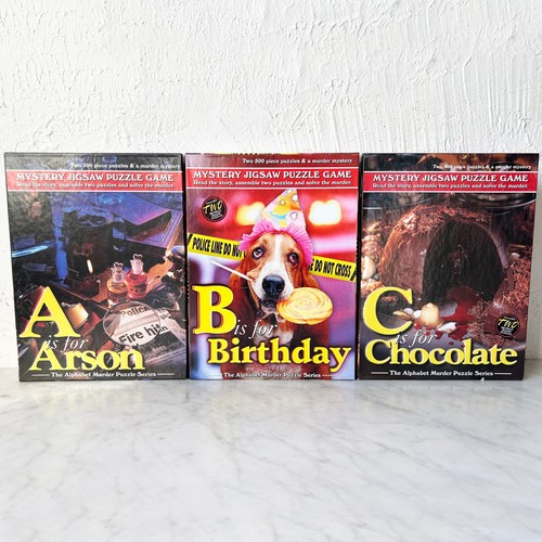 Puzzle alfabeto murder - puzzle, mystery