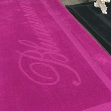 Telo mare in velour tinto in