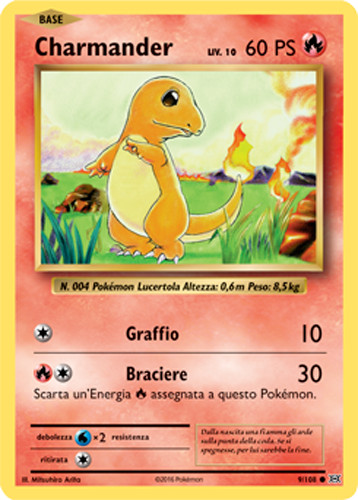 Pokemon carta charmander 108 - pokemon,