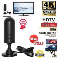 ANTENNA TV PORTATILE PER DIGITALE TERRESTRE AMPLIFICATA 35DB DVB AUTO E CAMPER