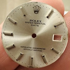 Quadrante argento Rolex per