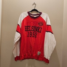Felpa rossa vintage Everlast