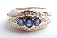 Anello zaffiro diamante