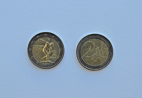 Moneta rara euro 2004 grecia - rara,