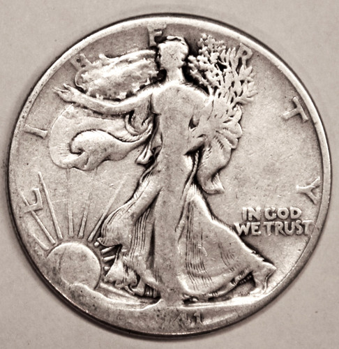 1941 mezzo dollaro walking - 1941-p,