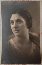 1933-MAGLIE-LECCE-RITRATTO DI GIOVANE "COMARELLA" FOTOGRAFIA CAV.LUIGI DE MAGGIO