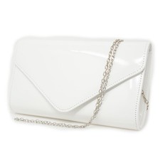 Pochette bianca vernice lucida