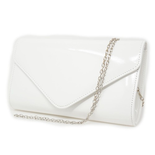 Pochette bianca vernice - , lucida