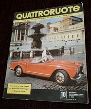 Splendido QUATTRORUOTE n. 10 Originale! - NOVEMBRE 1956