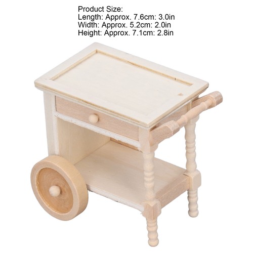 Carrello pranzo legno - carrello,