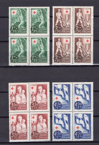 Finlandia 1945 croce rossa set - croce,